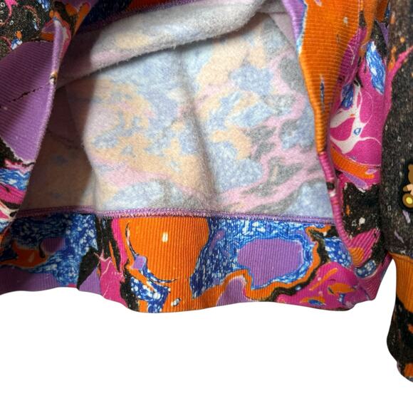 Teddy Fresh X MYFAWNWY MARBLE Crew Neck Sweatshirt - Picture 5 of 7